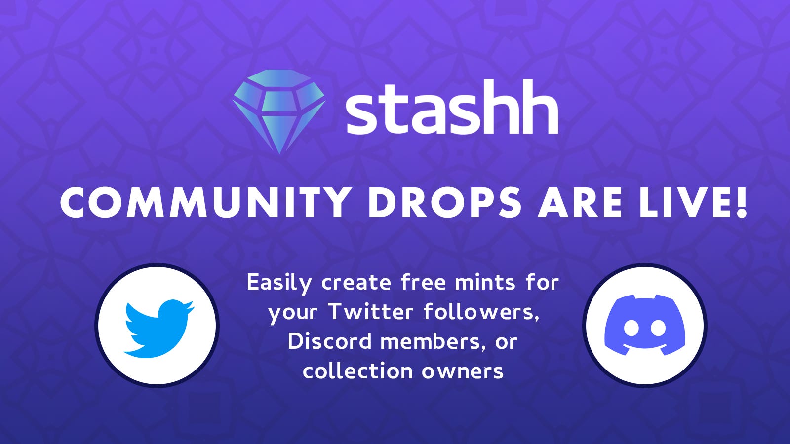 Community Drops are LIVE for Stashh Badges!