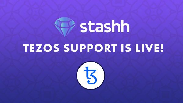 Tezos Support is LIVE on Stashh!